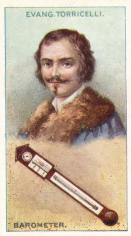 Evang Torricelli, Barometre by English School