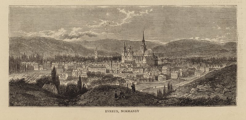 Evreux, Normandiya by English School