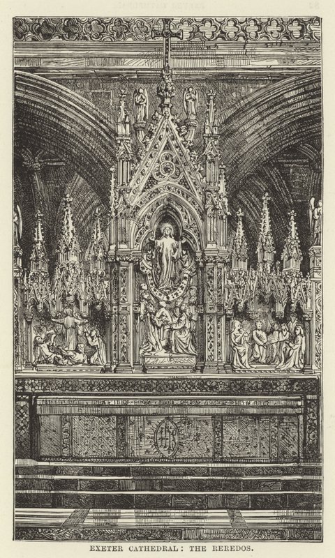 Exeter Katedrali, tekrarlar by English School