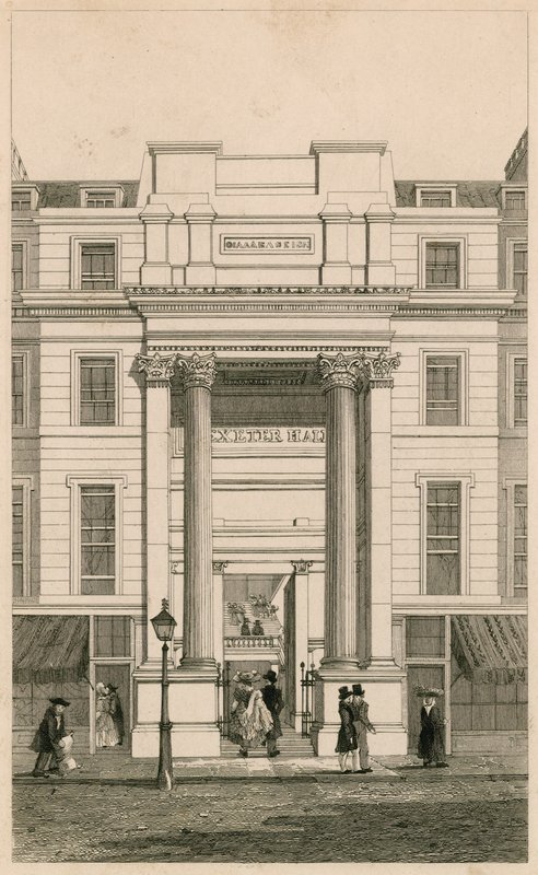 Exeter Salonu, Strand, Londra; Gentlemans Magazine