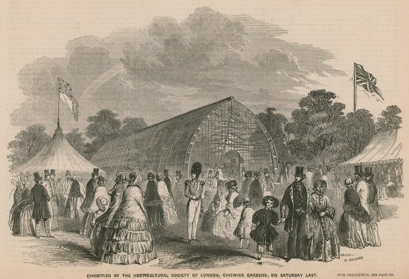 Londra Bahçe Bitkileri Derneği Sergisi, Chiswick Gardens by English School