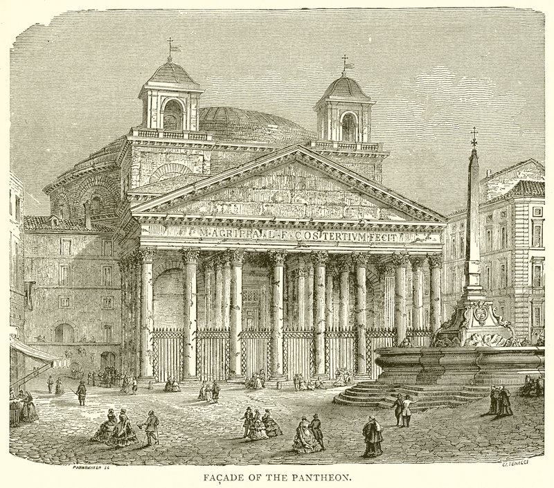 Pantheon'un Cephesi by English School