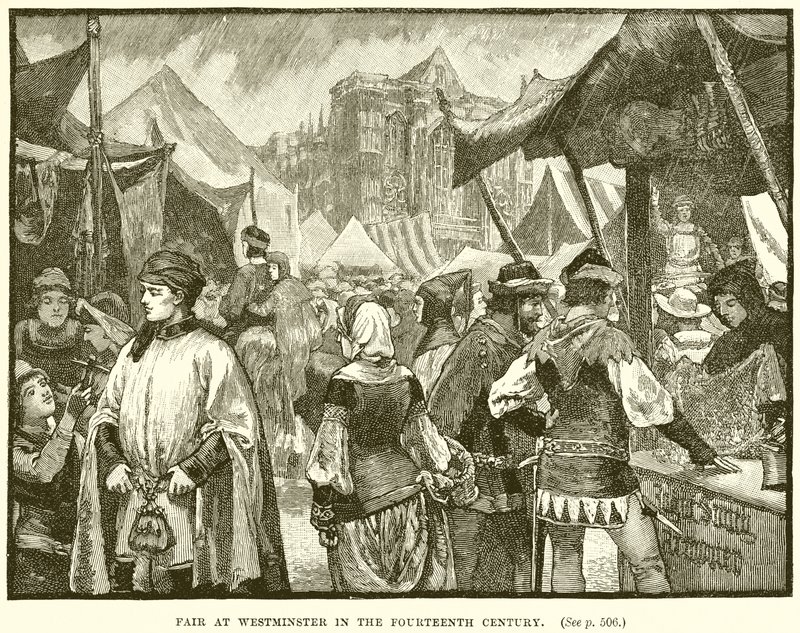 Ondördüncü Yüzyılda Westminster Fuarı by English School