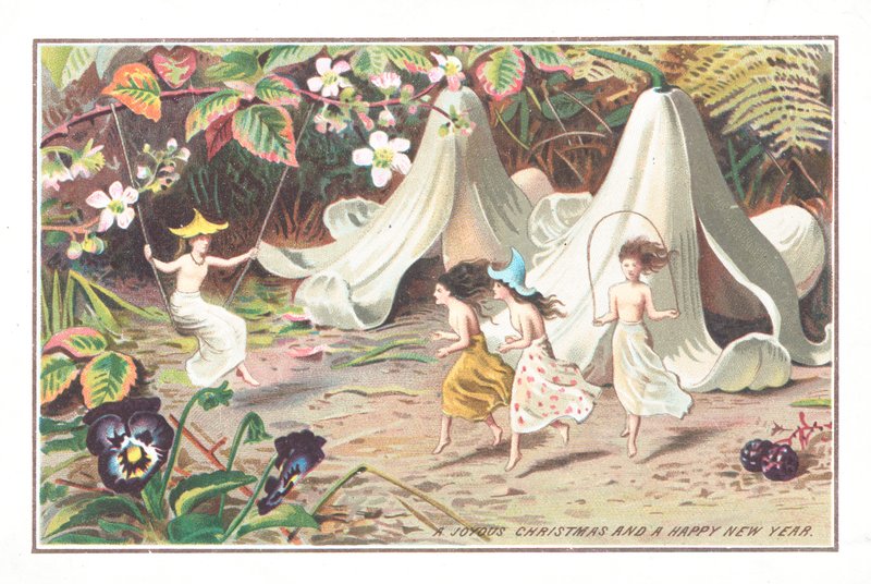 Bahçedeki periler, Noel Kartı by English School