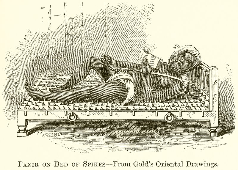 Dikenli Yatakta Fakir by English School