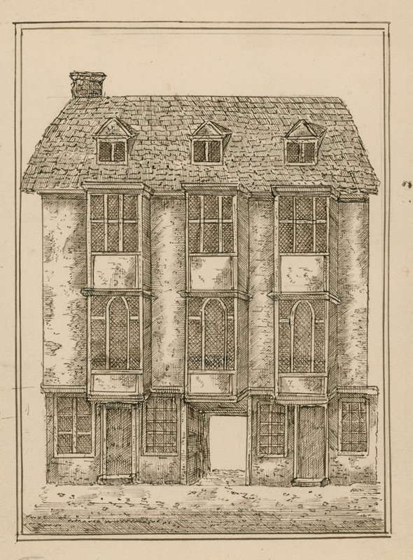 Falcon Tavern, Bankside, Londra by English School