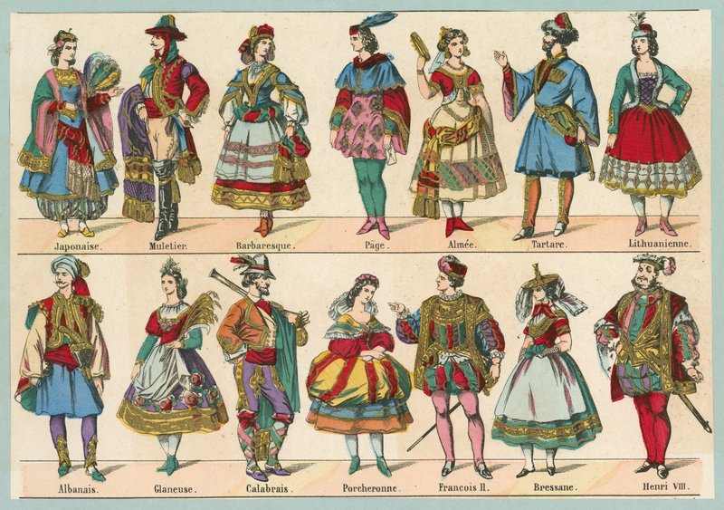 Fantezi elbise kostümleri by English School
