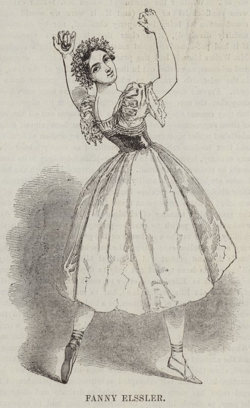 Fanny Elssler (gravür) by English School