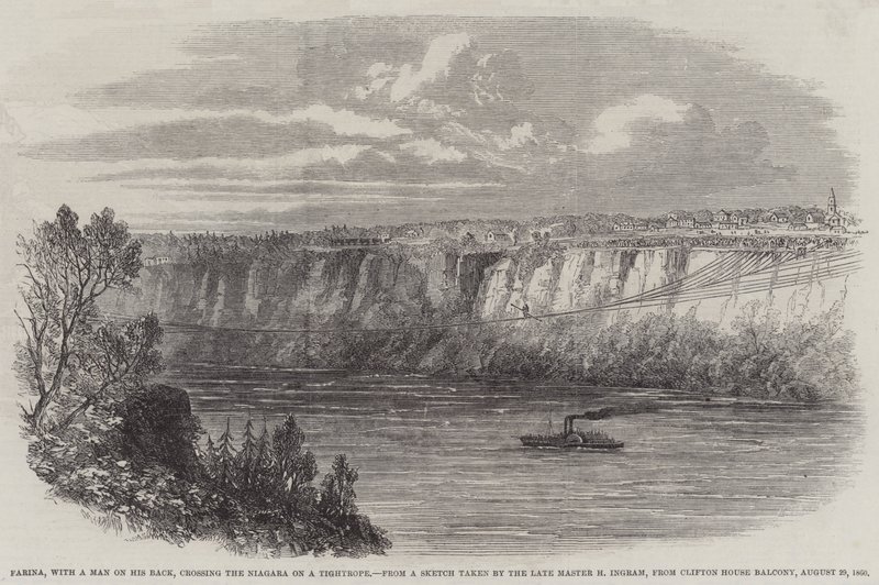 Farina, Sırtında Bir Adamla, Niagara