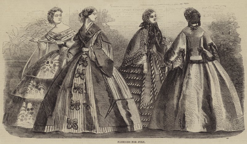 Temmuz modası (gravür) by English School