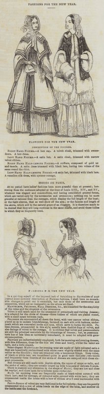 Yeni Yıl Modası (gravür) by English School