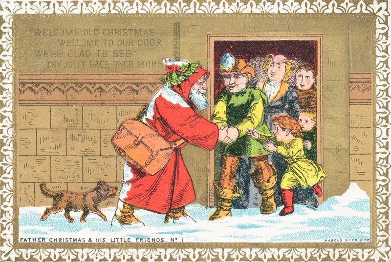 Noel Baba ve Küçük Arkadaşları No. 1, Noel Kartı by English School