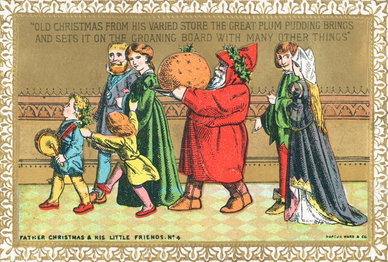 Noel Baba ve Küçük Arkadaşları No. 4, Noel Kartı by English School
