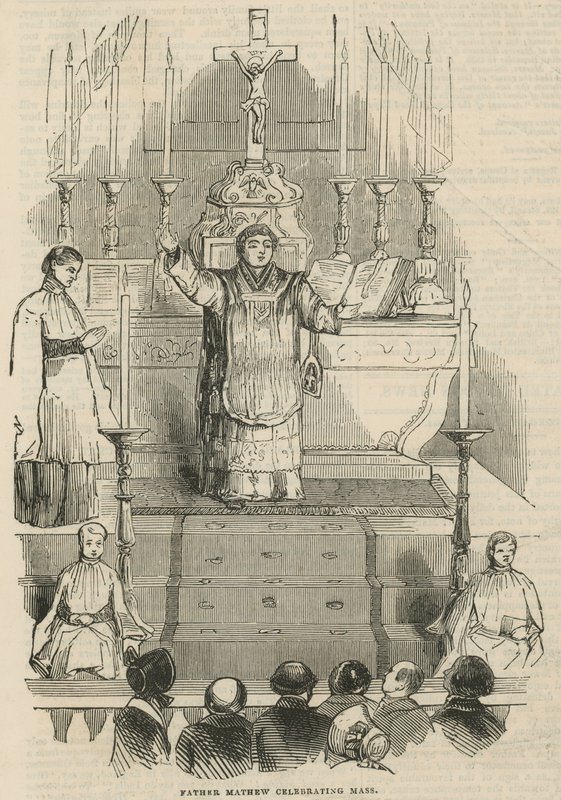 Peder Theobald Mathew ayini kutluyor by English School