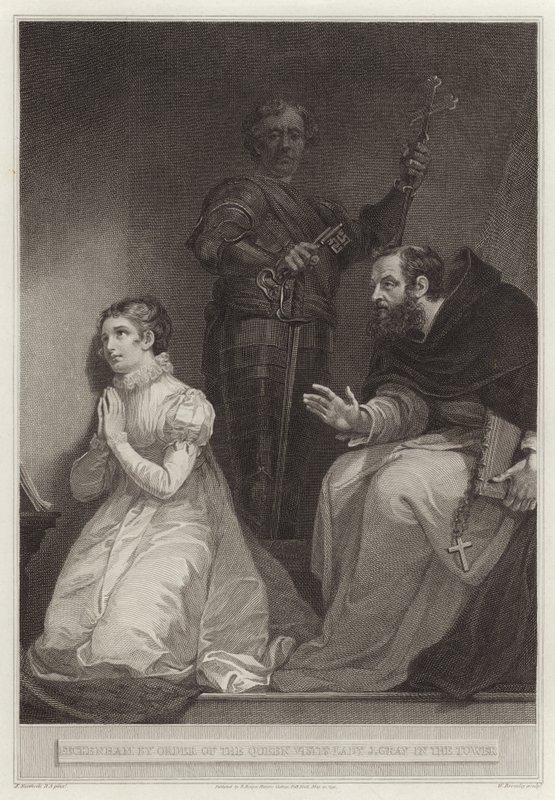 Feckenham kraliçenin emriyle kulede Lady J Gray