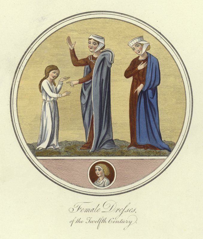 12. Yüzyılın Kadın Elbiseleri by English School