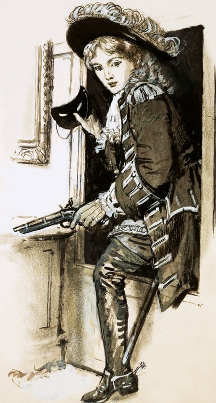 Kadın eşkıya Lady Katherine Ferrers by English School