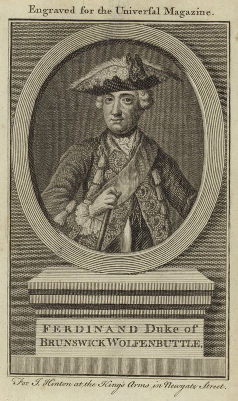 Ferdinand, Brunswick Wolfenbuttle Dükü by English School