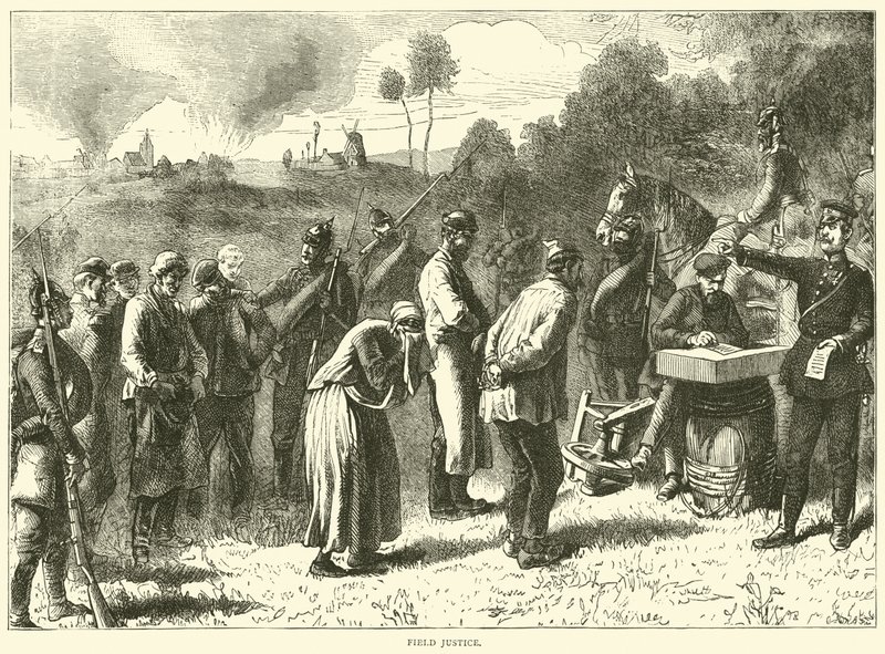 Saha adaleti, Eylül 1870 by English School