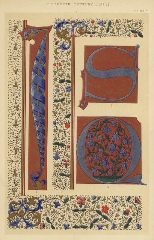 Onbeşinci Yüzyıl (kromolitho) by English School