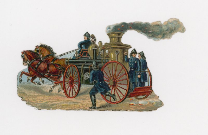 Yangından korunma (chromolitho) by English School
