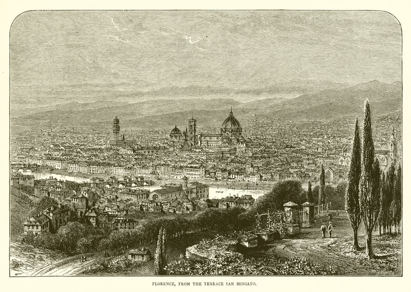 San Miniato Terasından Floransa by English School