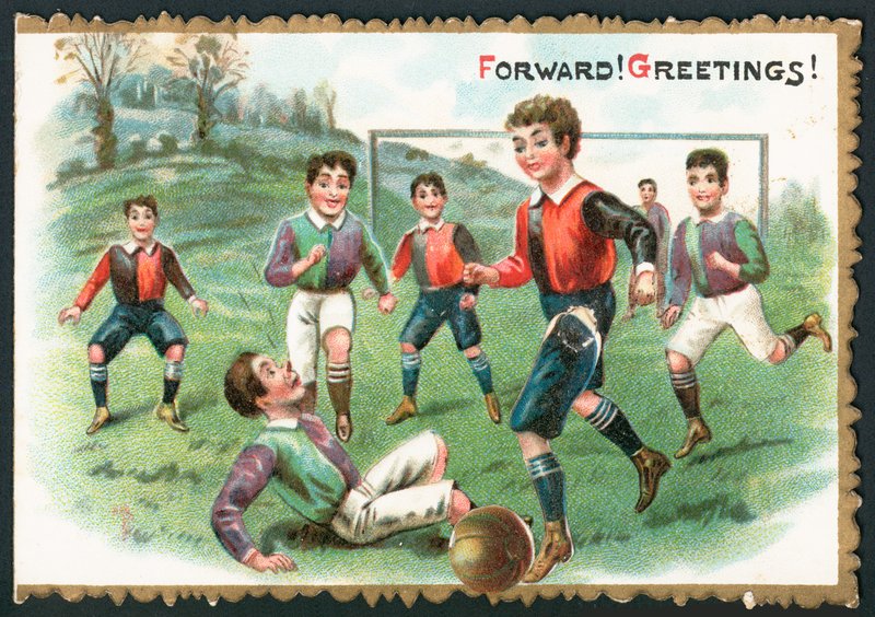 Futbol Maçı (İleri! Selamlar!), Noel Kartı by English School