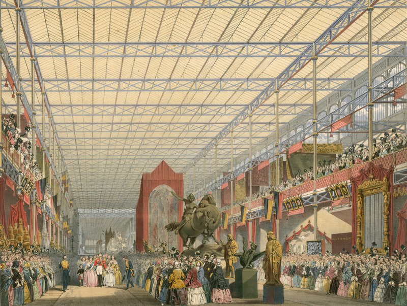 1851 Büyük Sergisinin yabancı nefi by English School
