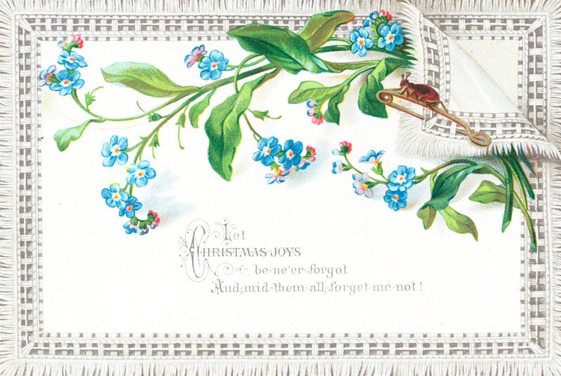Unutma Beni Çiçekleri, Noel Kartı by English School