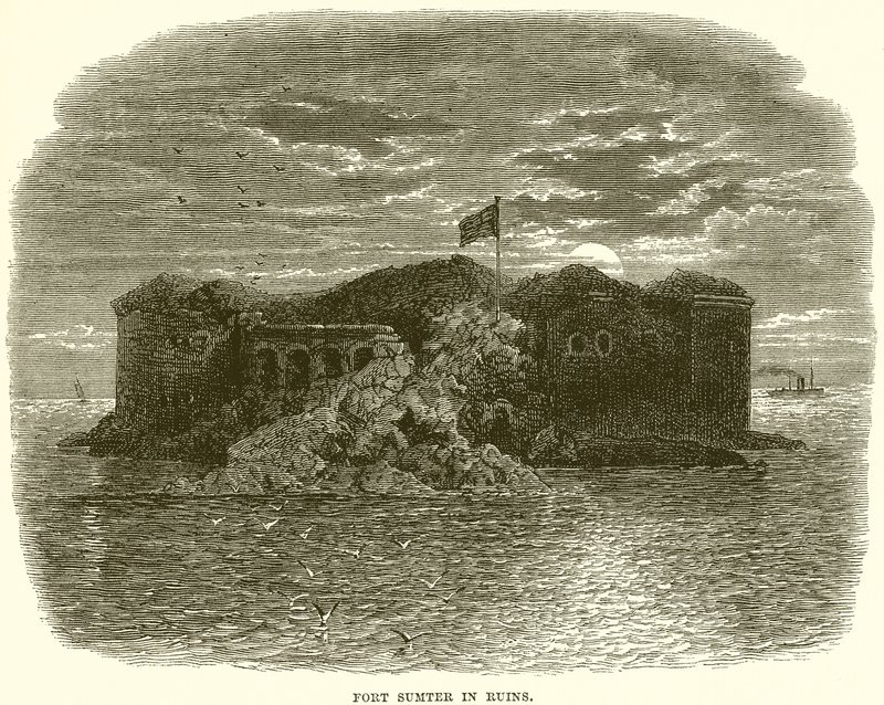 Fort Sumter harabelerde by English School