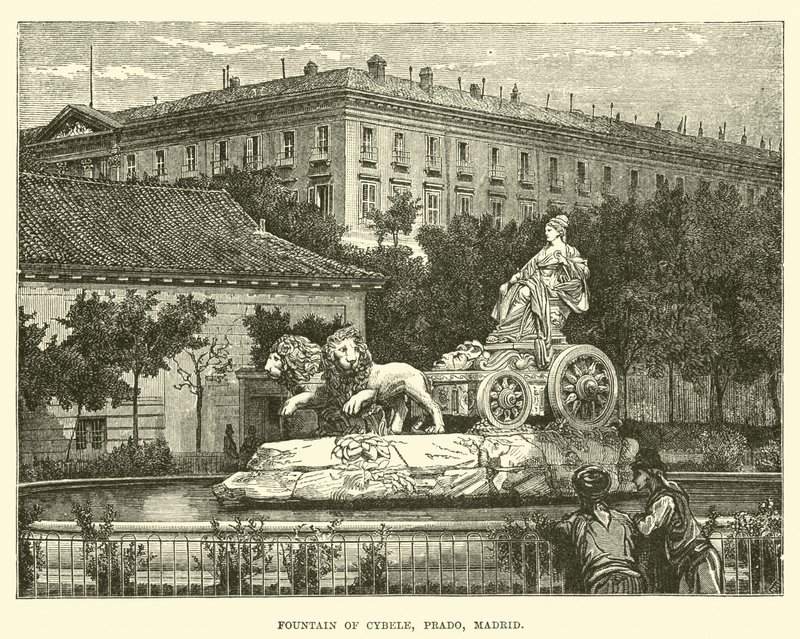 Kibele Çeşmesi, Prado, Madrid by English School