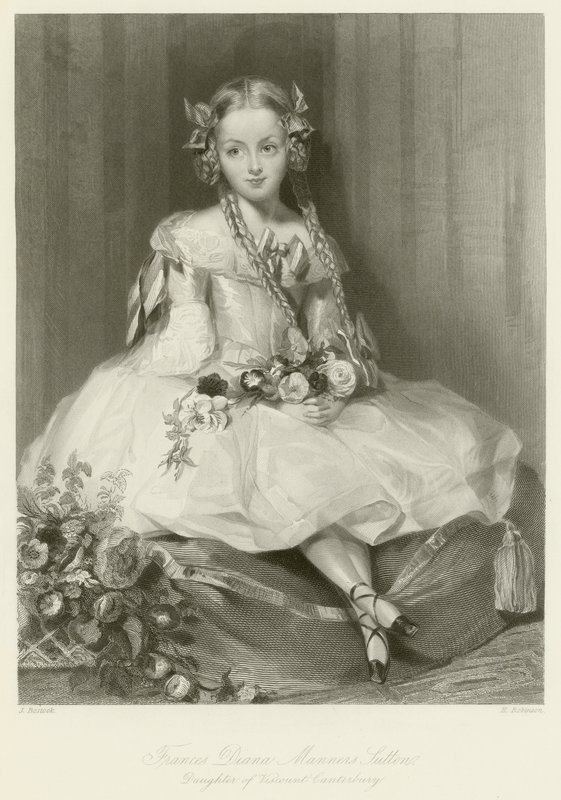 Frances Diana Görgü Sutton by English School