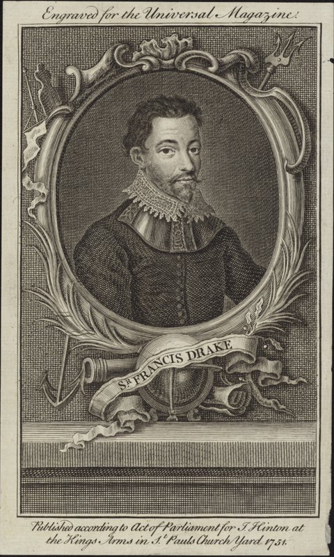 francis drake by English School