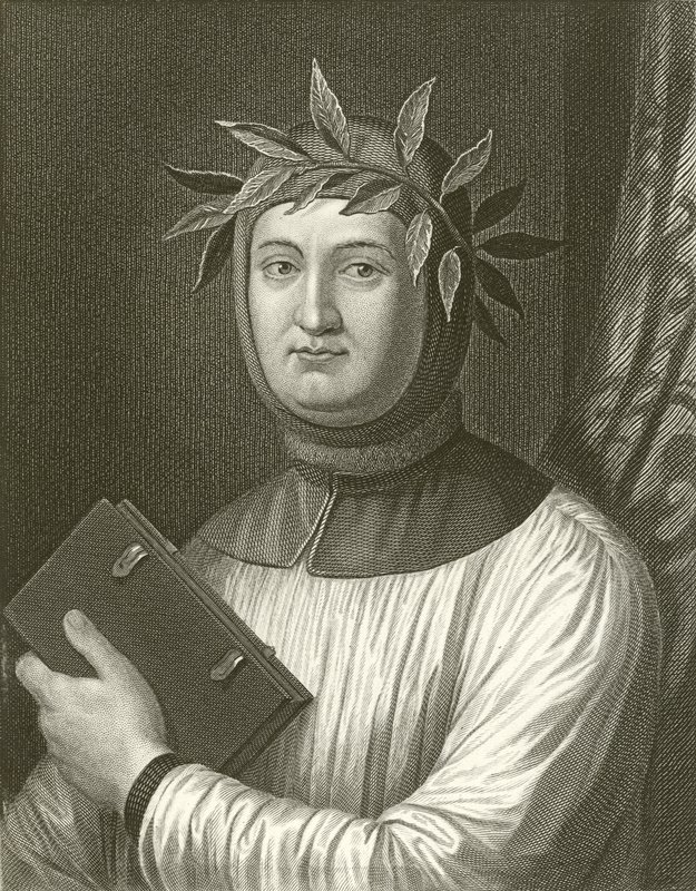 Francis Petrarca by English School