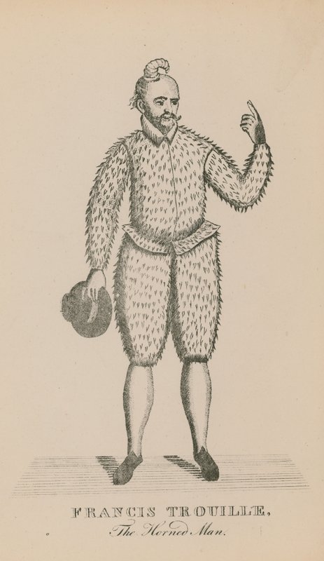 Francis Trouille, boynuzlu adam by English School