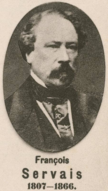 François Servais (gravür) by English School