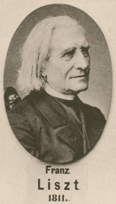 Franz Liszt (gravür) by English School