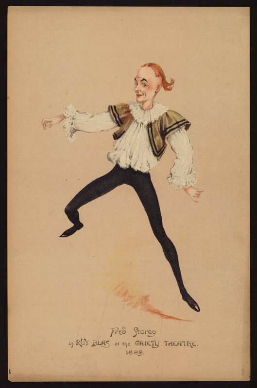 Fred Katlı, İngiliz aktör ve dansçı (renkli taş) by English School