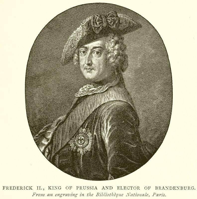 Frederick II, Prusya Kralı ve Brandenburg Seçmeni by English School