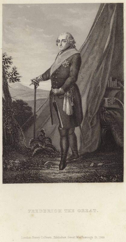 Prusya Kralı II. Friedrich by English School