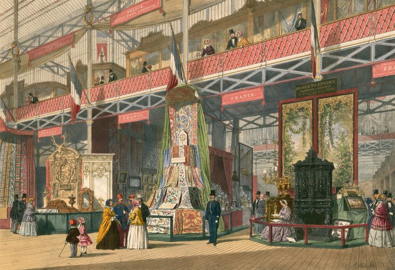 1851 Büyük Sergisinin Fransız bölümü by English School