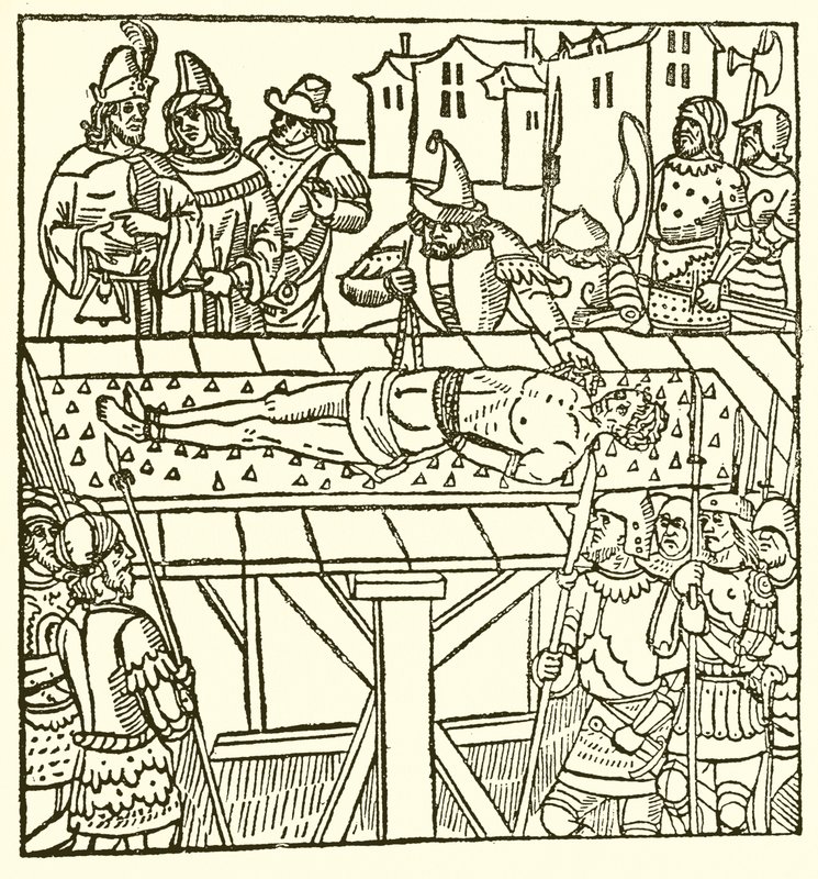 Lydgates Prenslerin Düşüşünden, 1494 by English School