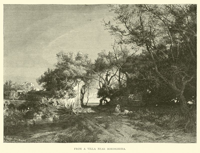 Bordighera yakınlarındaki bir villadan by English School