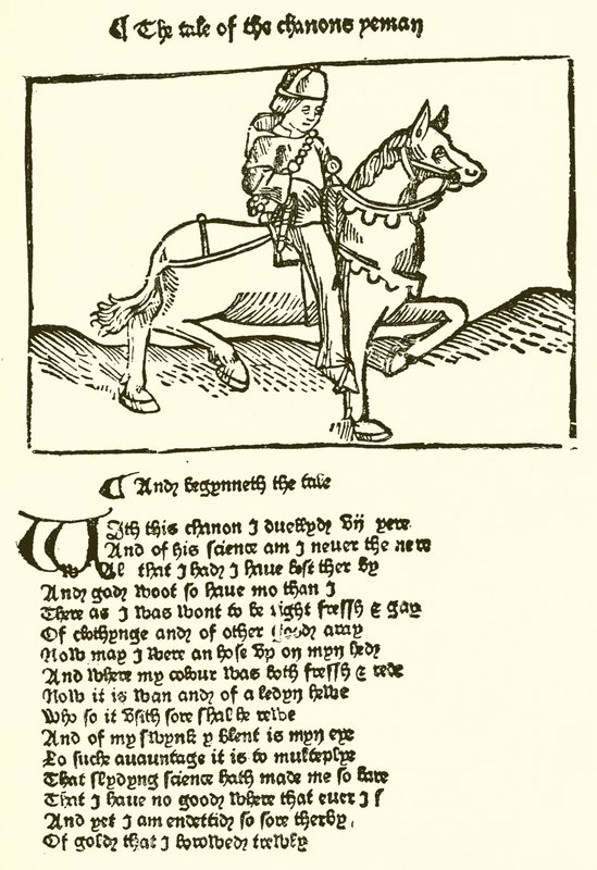 Caxton tarafından basılan Chaucers Canterbury Masalları