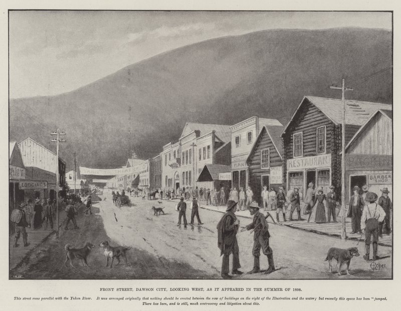 Front Street, Dawson City, Batı