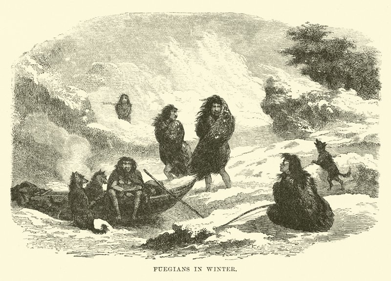 Kışın Fuegians by English School
