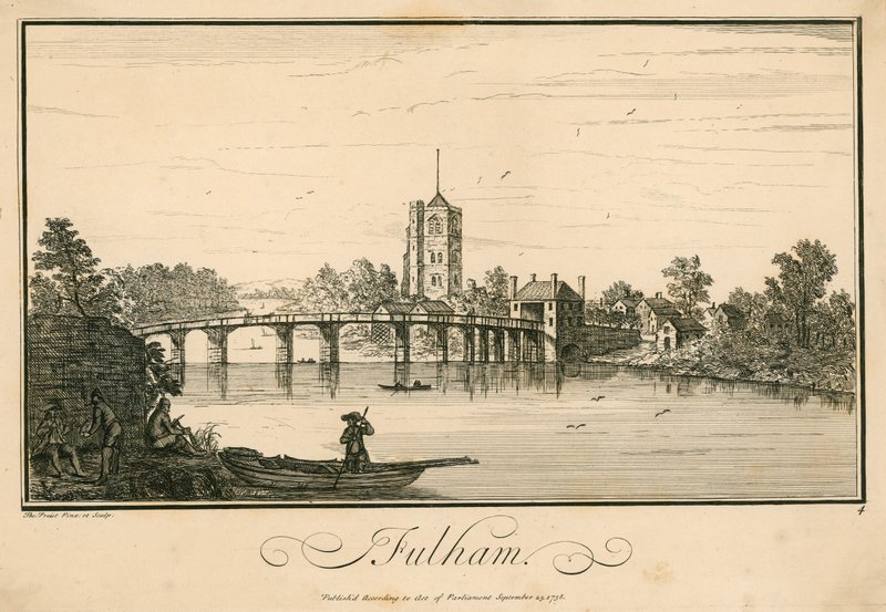 Fulham Köprüsü, Fulham, Londra by English School