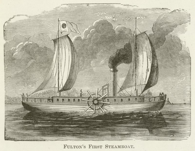 Fultons İlk Vapur by English School