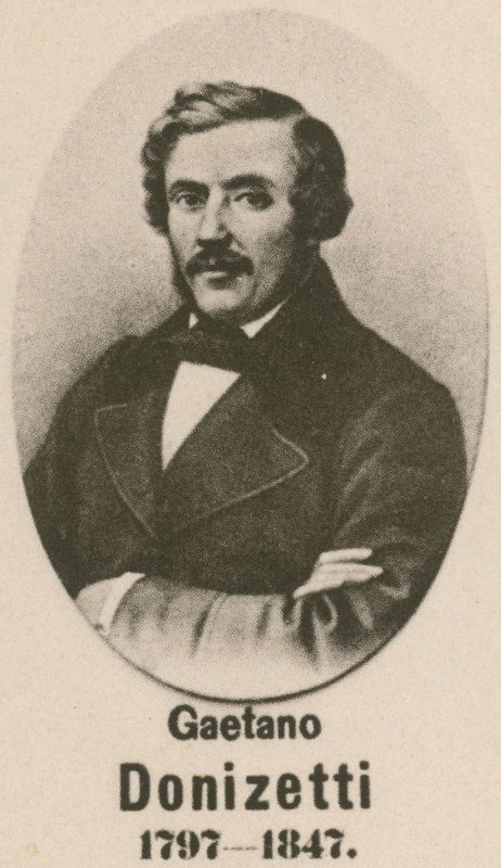 Gaetano Donizetti (gravür) by English School