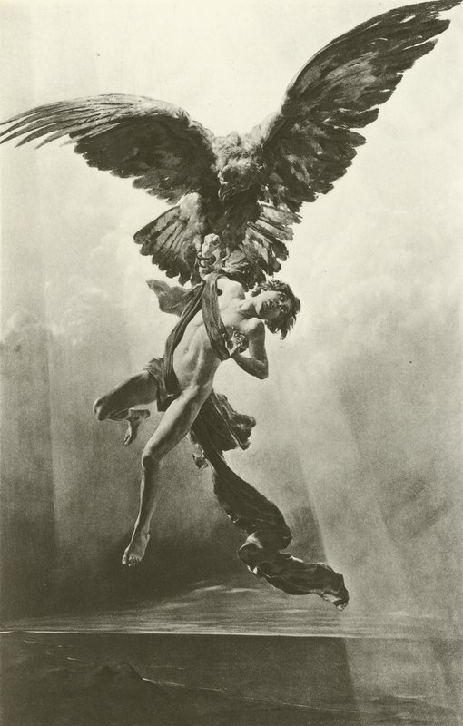 Ganymede (gravür) by English School